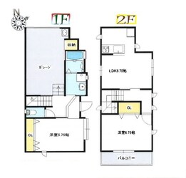 中宗岡5丁目戸建の物件間取画像